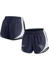 Women's Nike Navy Tennessee Titans Performance Tempo Shorts - Navy