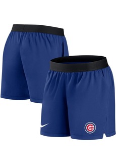 Women's Nike Royal Chicago Cubs Authentic Collection Flex Vent Max Performance Shorts - Royal