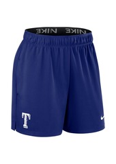 Women's Nike Royal Texas Rangers Authentic Collection Knit Shorts - Royal