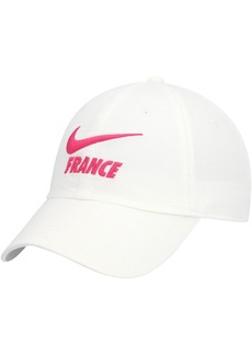 Women's Nike White France National Team Campus Adjustable Hat - White