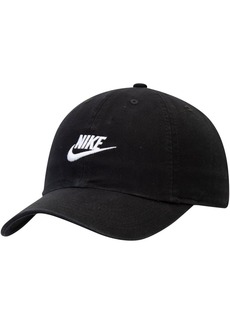 Youth Boys and Girls Nike Black Heritage 86 Futura Adjustable Hat - Black