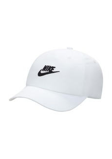 Youth Boys and Girls Nike White Futura Club Performance Adjustable Hat - White