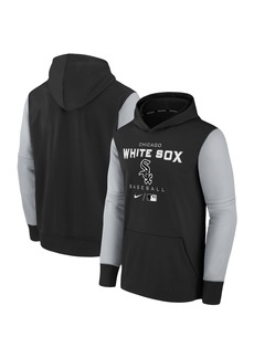 Youth Boys Nike Black, Gray Chicago White Sox Authentic Collection Performance Pullover Hoodie
