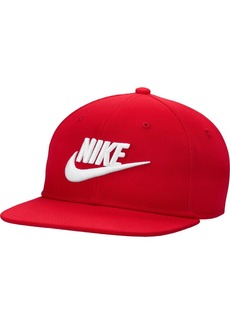 Big Boys Nike Red Futura Pro Performance Snapback Hat - Red