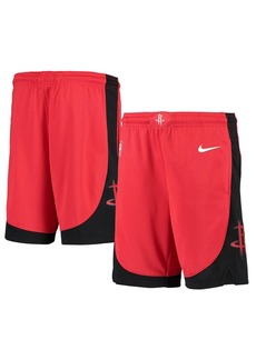 Big Boys Nike Red Houston Rockets 2020/21 Swingman Shorts - Icon Edition - Red