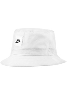 Big Boys Nike White Core Bucket Hat - White