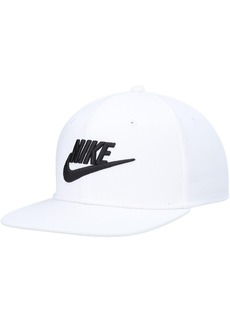 Big Boys and Girls Nike Pro Futura Performance Snapback Hat - White