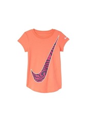 Nike Zebra Swoosh Graphic T-Shirt (Little Kids)