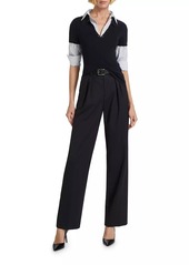 Nili Lotan Alphonse Stretch Wool Pants