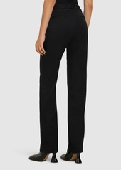 Nili Lotan Anatole Wool Gabardine Straight Pants