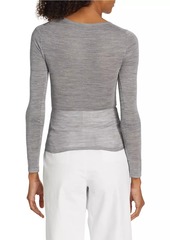 Nili Lotan Candice Silk Heathered Sweater