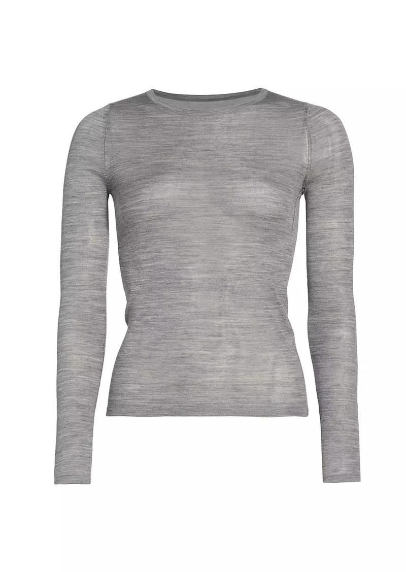 Nili Lotan Candice Silk Heathered Sweater