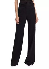 Nili Lotan Christophe Flared Wool Pants