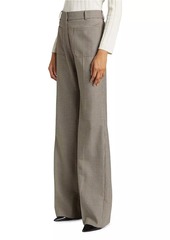 Nili Lotan Christophe Plaid Virgin Wool Pants