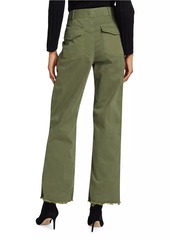 Nili Lotan Gaby Twill Straight-Leg Pants