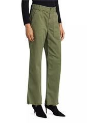 Nili Lotan Gaby Twill Straight-Leg Pants