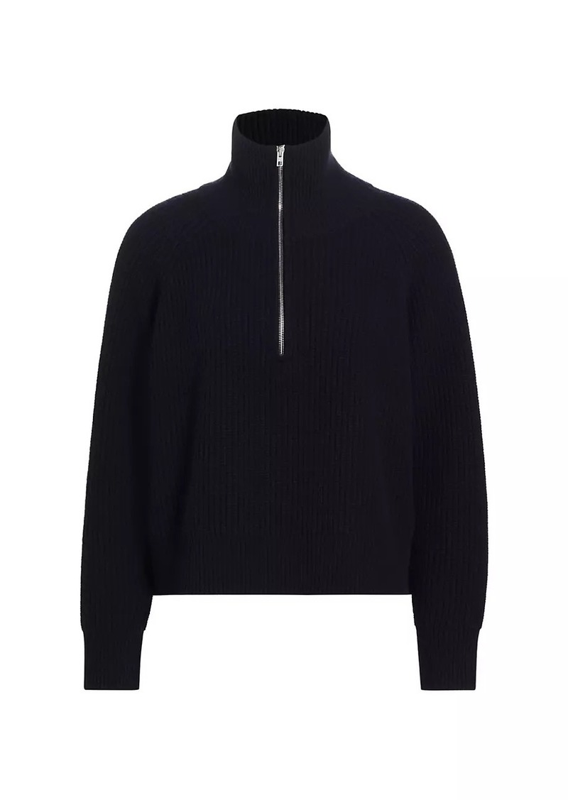 Nili Lotan Garza Cashmere Half-Zip Sweater