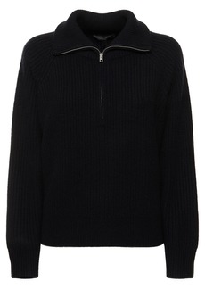 Nili Lotan Garza Half Zip Cashmere Sweater