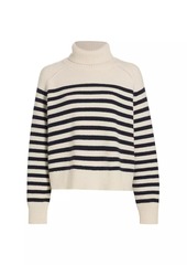 Nili Lotan Gideon Stripe Turtleneck Sweater