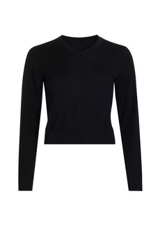 Nili Lotan Janah Wool V-Neck Sweater