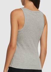 Nili Lotan Jennifer Ribbed Cotton Tank Top