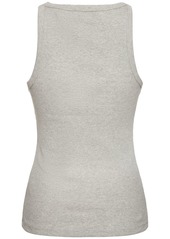 Nili Lotan Jennifer Ribbed Cotton Tank Top