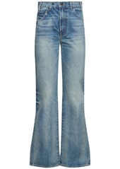 Nili Lotan Joan High Rise Flared Cotton Jeans