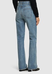 Nili Lotan Joan High Rise Flared Cotton Jeans