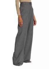 Nili Lotan Johan Wool-Blend Wide-Leg Pants