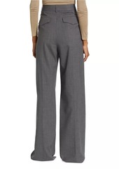 Nili Lotan Johan Wool-Blend Wide-Leg Pants