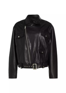 Nili Lotan Lenny Leather Biker Jacket