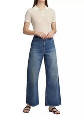 Nili Lotan Megan High-Rise Wide-Leg Jeans