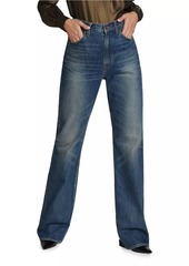 Nili Lotan Mitchell High-Rise Straight-Leg Jeans