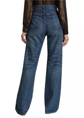 Nili Lotan Mitchell High-Rise Straight-Leg Jeans