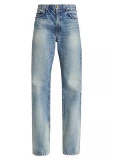 Nili Lotan Mitchell Mid-Rise Straight Jeans