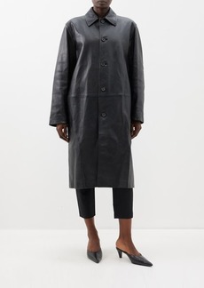 Nili Lotan - Abel Leather Coat - Womens - Black