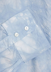 Nili Lotan - Ambroise tie-dyed crinkled cotton tunic - Blue - XS