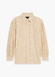 Nili Lotan - Andree broderie anglaise cotton shirt - Neutral - XS