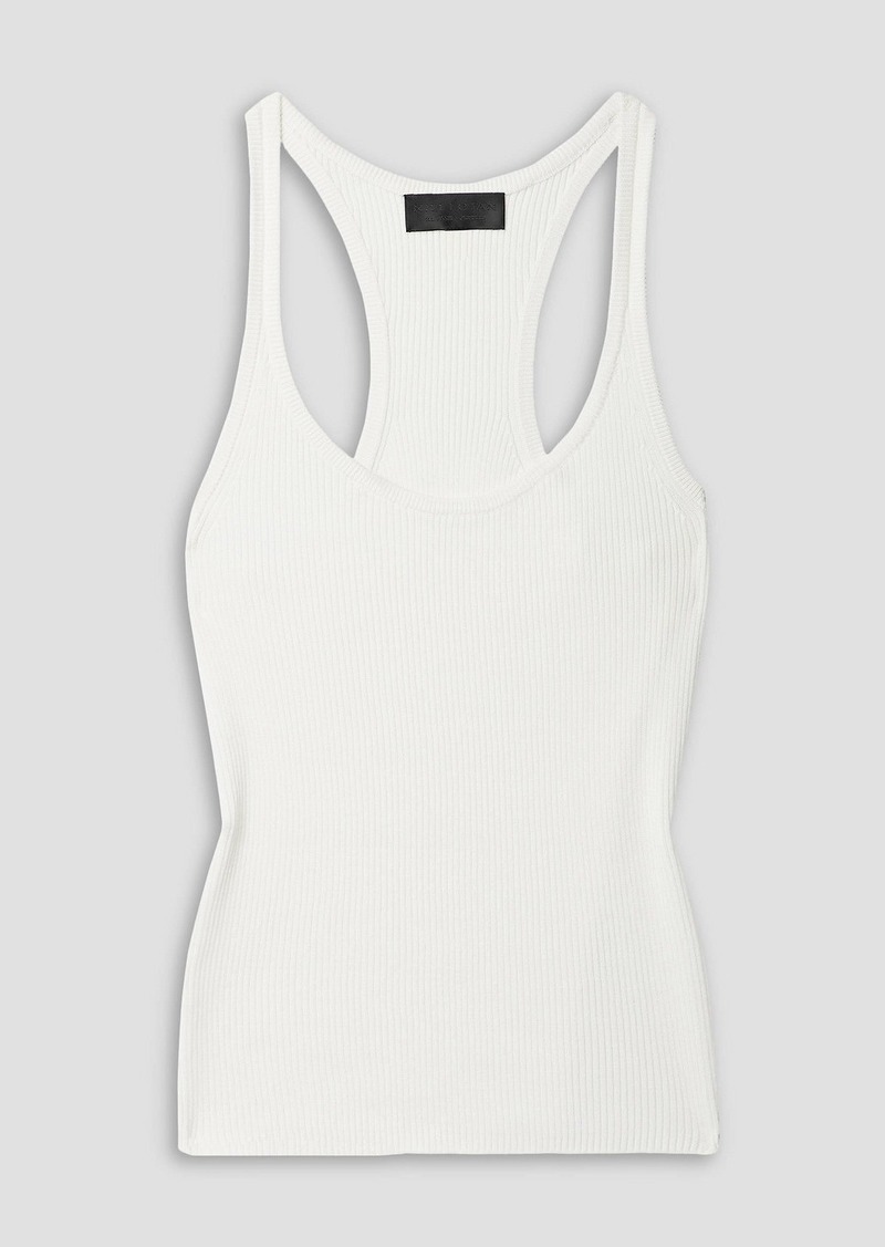 Nili Lotan - Caden ribbed cotton-jersey tank - White - L