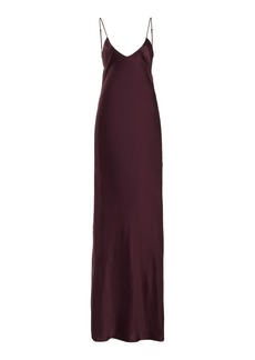 NILI LOTAN - Cami Silk Gown - Red - L - Moda Operandi