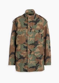 Nili Lotan - Camouflage cotton-blend twill jacket - Green - XS