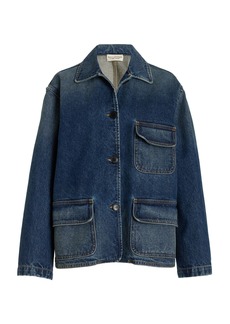 NILI LOTAN - Cowan Denim Jacket - Medium Wash - M - Moda Operandi