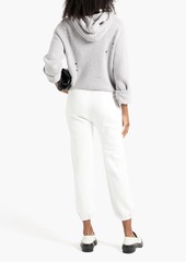 Nili Lotan - French cotton-terry track pants - White - L
