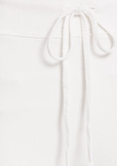 Nili Lotan - French cotton-terry track pants - White - L
