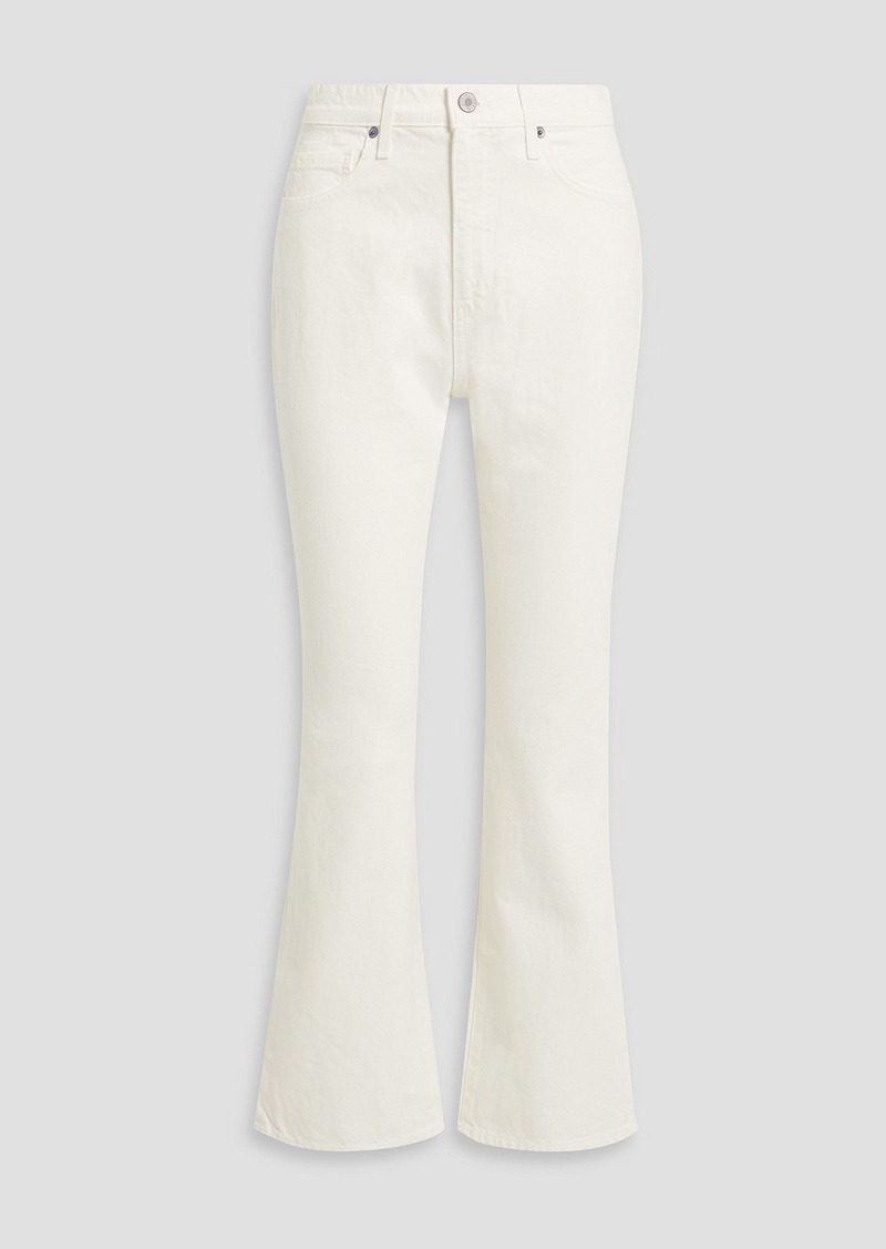 Nili Lotan - High-rise bootcut jeans - White - 28