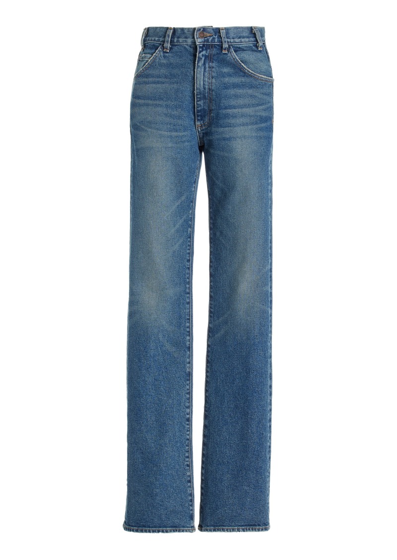 NILI LOTAN - Joan Bootcut Denim Jeans - Medium Wash - 26 - Moda Operandi
