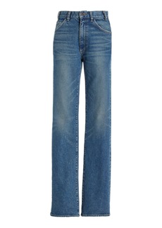 NILI LOTAN - Joan Bootcut Denim Jeans - Medium Wash - 28 - Moda Operandi