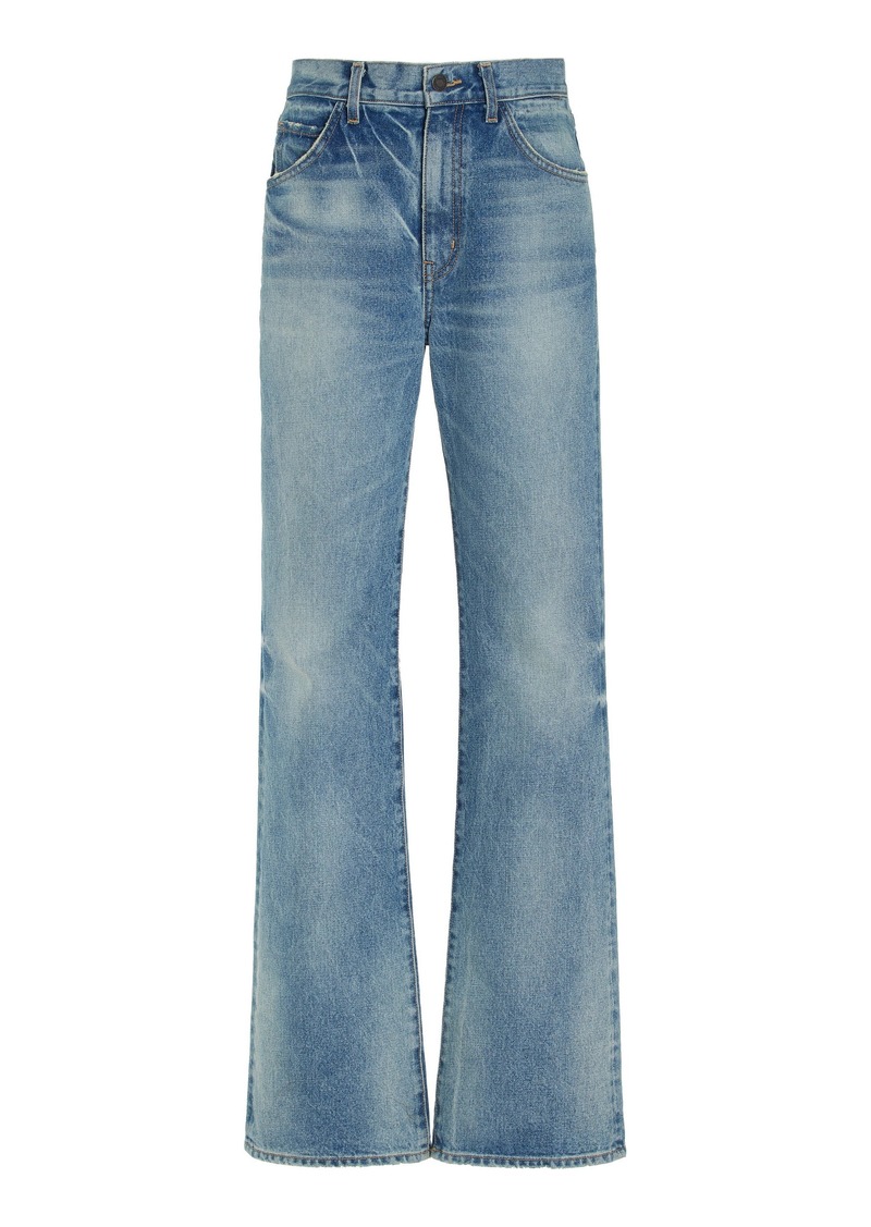 NILI LOTAN - Joan Flared Jeans - Medium Wash - 25 - Moda Operandi