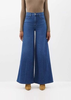 Nili Lotan - Josette Wide-leg Jeans - Womens - Dark Denim