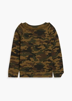 Nili Lotan - Luka camouflage French cotton-terry sweatshirt - Green - XS